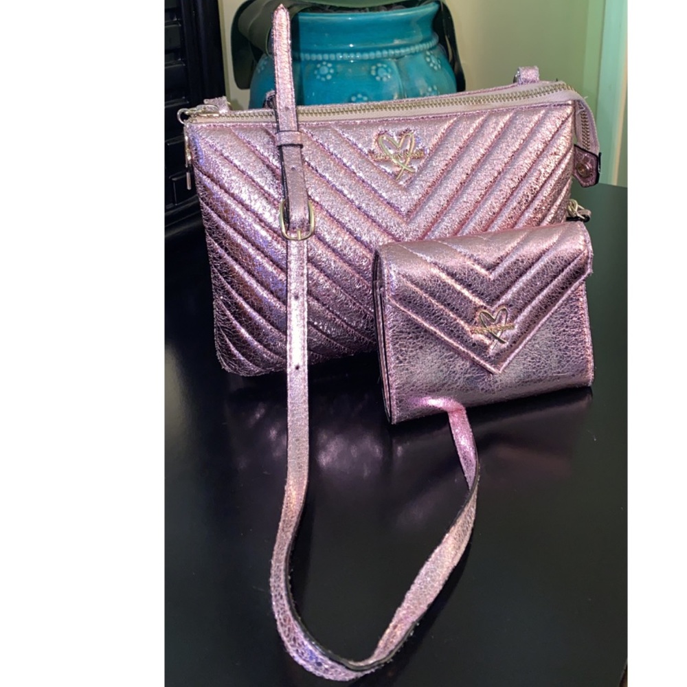 Victoria’s Secret Rose Gold crossbody purse
